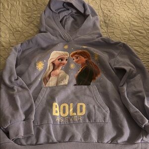 H&M Lavender Hoodie with Frozen Print